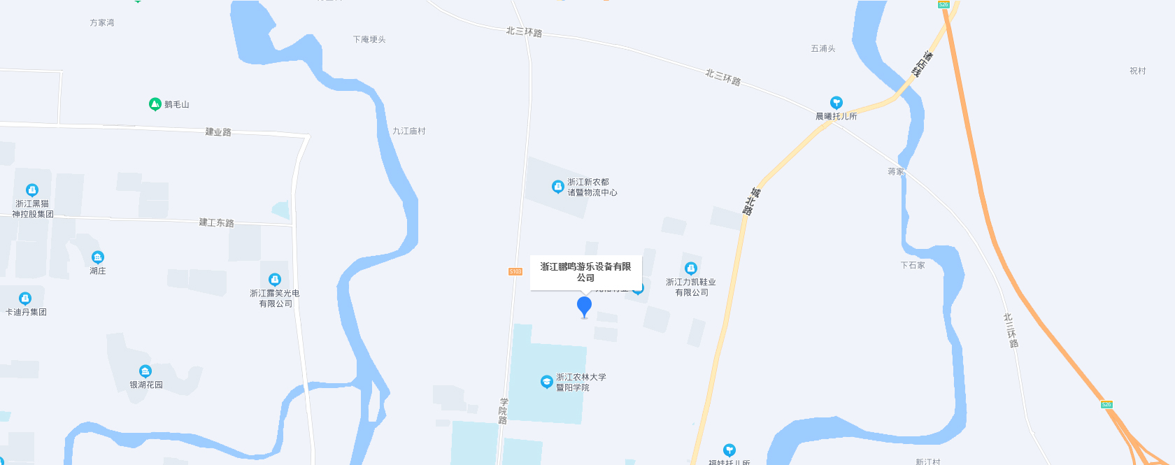 電子地圖-浙江鵬鳴游樂設(shè)備有限公司