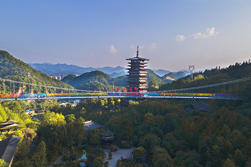 玻璃橋+觀景臺-浙江鵬鳴游樂設備有限公司