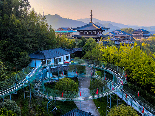 Quzhou Kaihua Root Palace Buddhist Culture Tourist Area, Zhejiang-Zhejiang pengming Amusement Equipment Co., Ltd